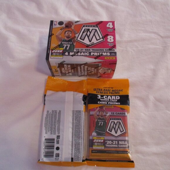 2020-21 Panini NBA Mosaic Basketball Sealed Lot Blaster Box & 2 Multipack - Picture 3 of 3